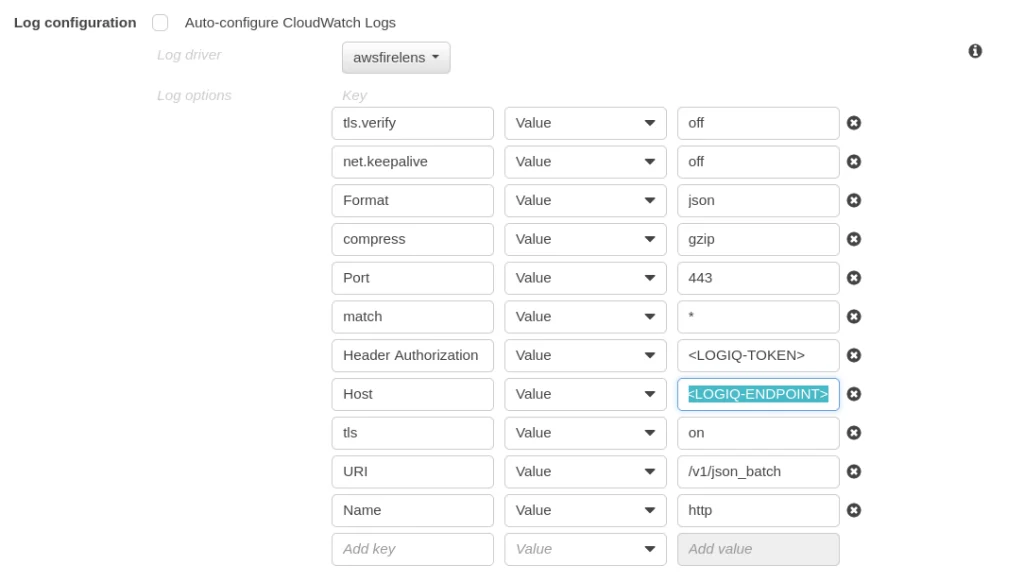 How to Forward AWS ECS logs to Apica using AWS FireLens 2 AWS Firelens